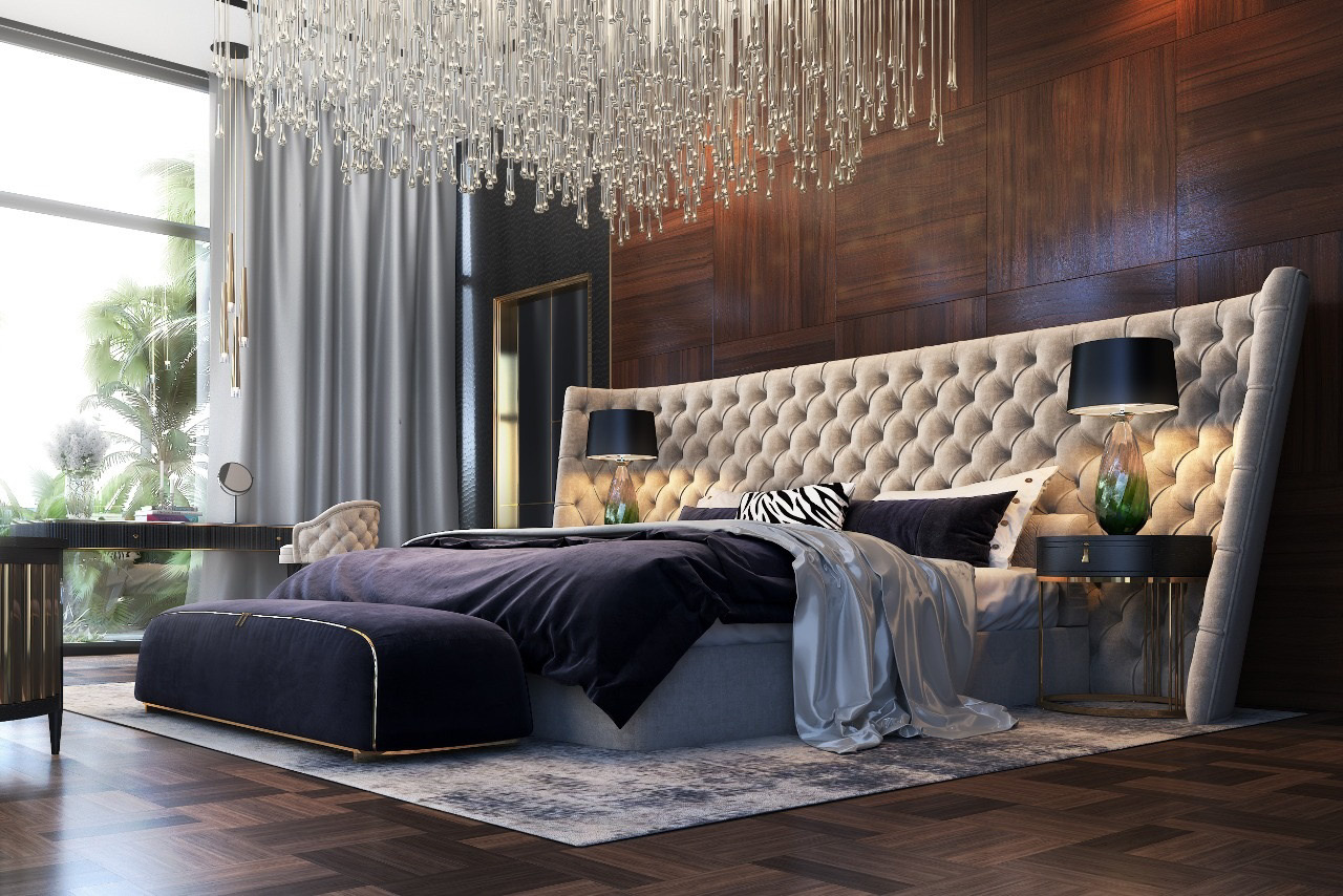 Penthouse Bedroom & Bathroom — Moscow, Russia