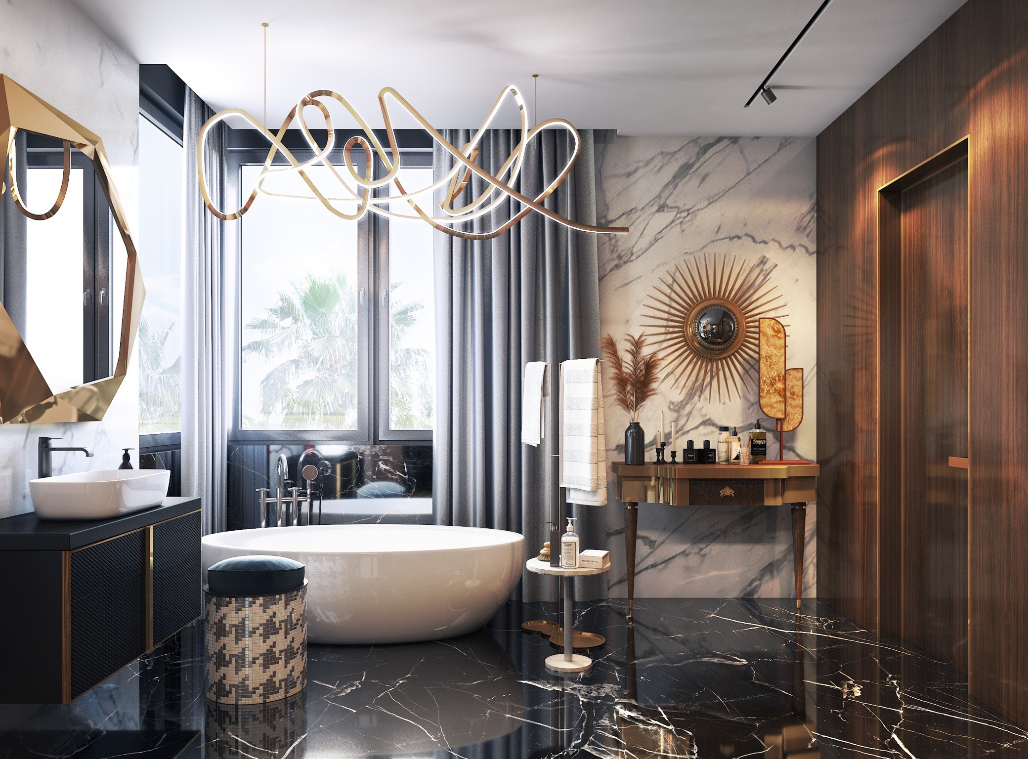 Luxury Bathroom Space — Toronto, Canada